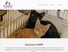 Tablet Screenshot of harp-rescue.org